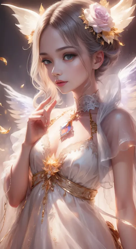 castle in the distance、face is in front、look at the camera、profile、8K、real photos、ultra high resolution, master parts, highest quality, ticker , cinematic images,nice girl、Ann、16 only、Annグロサクソン、double eyelid、droopy eyes、very big eyes、eyes are purple、dark e...