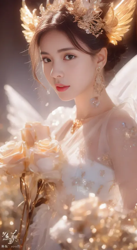 castle in the distance、face is in front、look at the camera、profile、8K、real photos、ultra high resolution, master parts, highest quality, ticker , cinematic images,nice girl、Ann、16 only、Annグロサクソン、double eyelid、droopy eyes、very big eyes、eyes are purple、dark e...