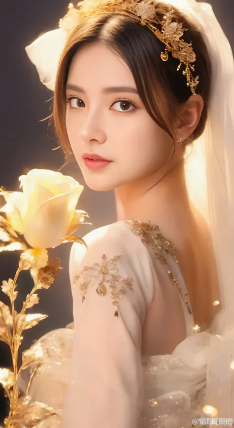 castle in the distance、face is in front、look at the camera、profile、8K、real photos、ultra high resolution, master parts, highest quality, ticker , cinematic images,nice girl、Ann、16 only、Annグロサクソン、double eyelid、droopy eyes、very big eyes、eyes are purple、dark e...