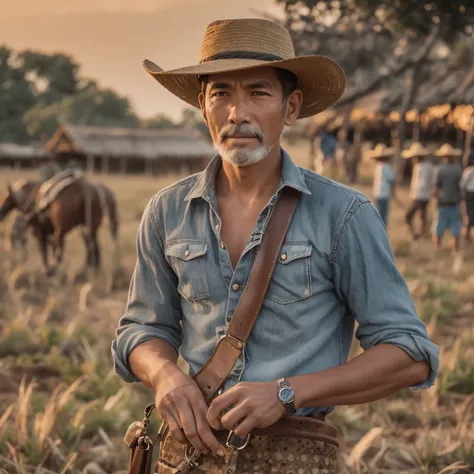 COWBOY in cambodia in the field