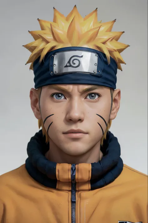 Naruto, Naruto Uzumaki, Create a mascular Naruto Uzumaki avatar, Closed wallistic appearance. Inspired by Naruto Uzumaki from Naruto, photograph (photographrealism) (realistic) (Ultra HD) (8k wallpaper) (small details) (Extreme details of the face)