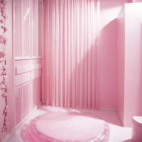 a pink jelly wall