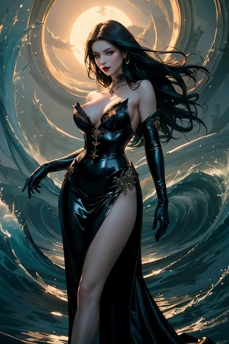 Beautiful Painting of the Elegant Vampire Siren: A Perfect Figure of Enchantment in 8K

Gracefully posing in an ethereal, dimly lit setting, this beautiful painting unveils the enchanting presence of a perfect female vampire. Her slender, elongated figure ...