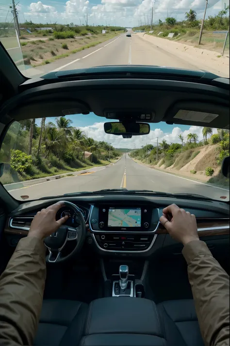 cellphone recording of a person filming where it shows the point of view of a person inside a Honda Odysseys from the middle row using a cellphone camera where there is three people in the back four in the front the co-pilot and the pilot the point of view...