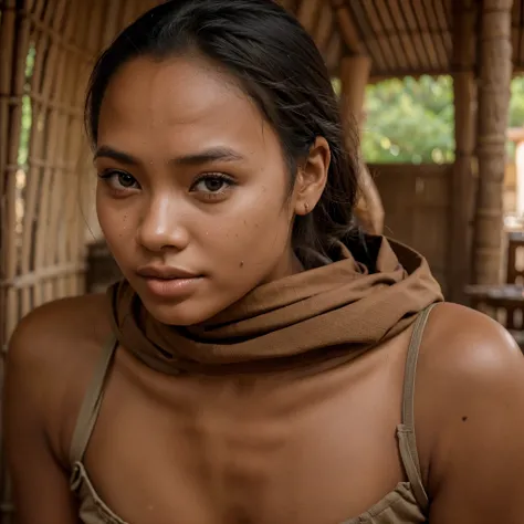 une fille mélange cambodgienne comorienne afrique métisse peau claire beauté visage jolie