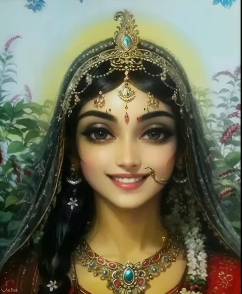 Shree Radha Rani smiling