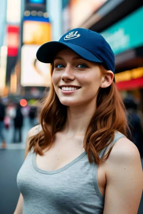 1girl in, age19, Solo, Aesthetic artwork, irish redhead, wavy ginger hair, shoulder length ginger hair, gray eyes, light grey eyes, some small freckles, pale skin, A-cup, small breasts, rough skin,runners body, (textured skin, skin pores:1.1), (moles:0.8),...