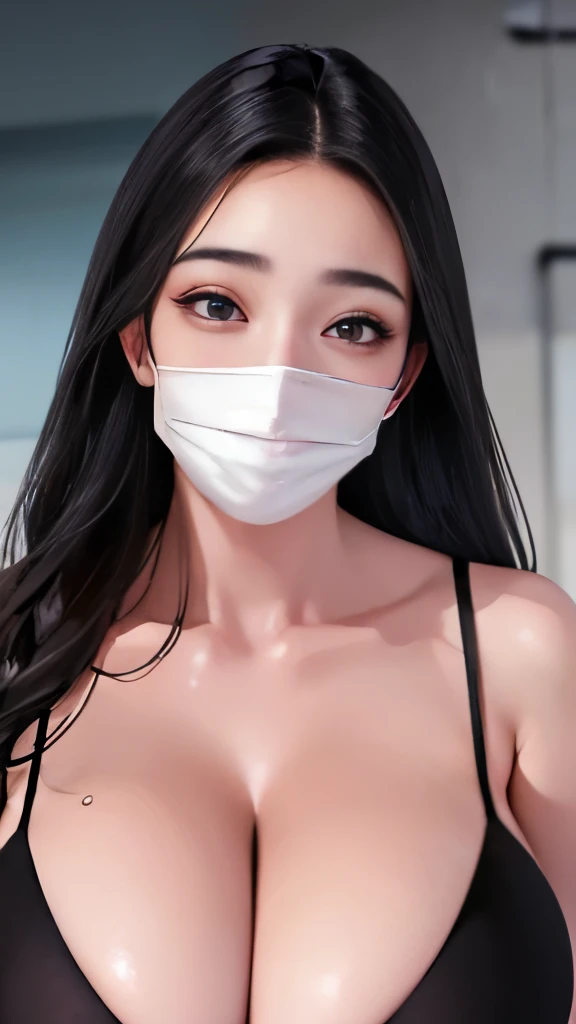 (masterpiece:1.3), (8K, realistic, RAW photo, highest quality: 1.4), (Young Adult Girls), beautiful face, young and beautiful big breasts、big cleavage、big breasts、Long breasts、saggy breasts、(thin face、big earrings、Small Gems、wrist accessories、waist accesso...