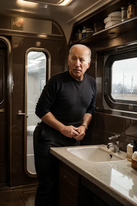 Biden, no toilet,Russian train,Biden какает no toilet, a lot of poop,Spicy sad