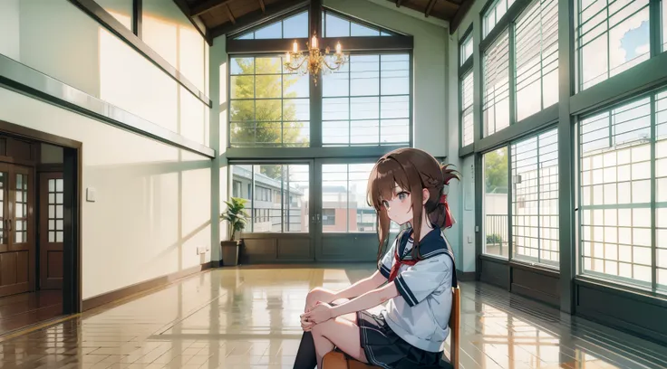 gymnasium with windows,center image,Detailed photos,single building,frontage,modern gymnasium,Architecture concepts,Entire building,Sports facilities,actual sina,I am sitting on the floor of the school gymnasium and observing classes because I am not feeli...