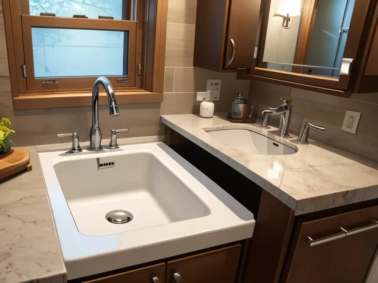 a photo of a sink with a electric guitar shaped sink