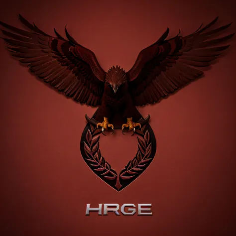 red eagle, logo, ultra detailed, hight quality, erb