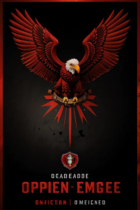 Operation red eagle, logo, hight quality