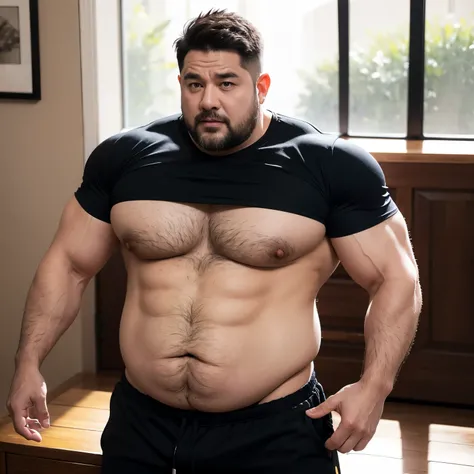 Fat muscle uncle briefs milk