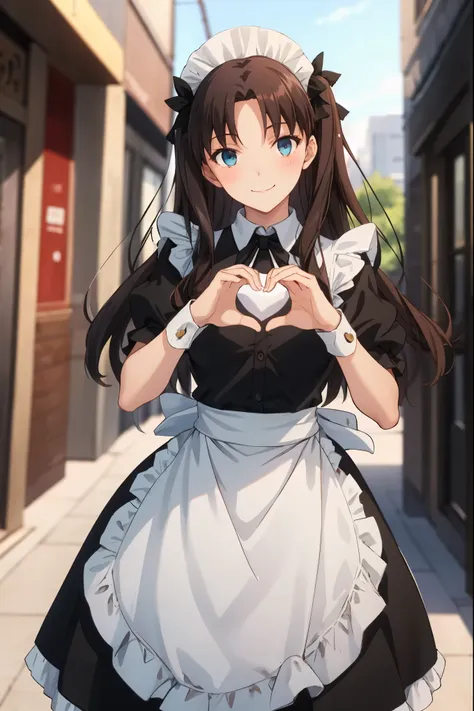 anime style, highest quality, (masterpiece:1.2), very detailed,
downtown tohsaka rin,
1 girl, alone, looking at the viewer, blus...