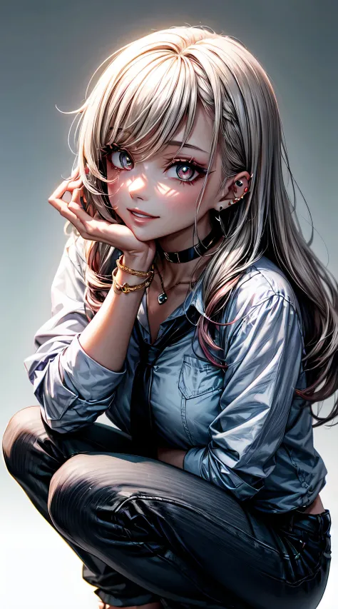 (anime style),masterpiece, best quality, ultra-detailed, glistening shiny, glowing light, ray tracing, HDR, deph of field, (perfect face, detailed face, detailed eyes),(big :1.2),8k,HD,ultra realistic face,ray tracing,perfect lighting,best quality, ultra-d...