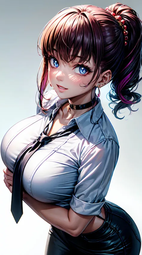 (anime style),masterpiece, best quality, ultra-detailed, glistening shiny, glowing light, ray tracing, HDR, deph of field, (perfect face, detailed face, detailed eyes), big breast, big butt, big thighs, mature woman, 8k,HD,ultra realistic face, ray tracing...