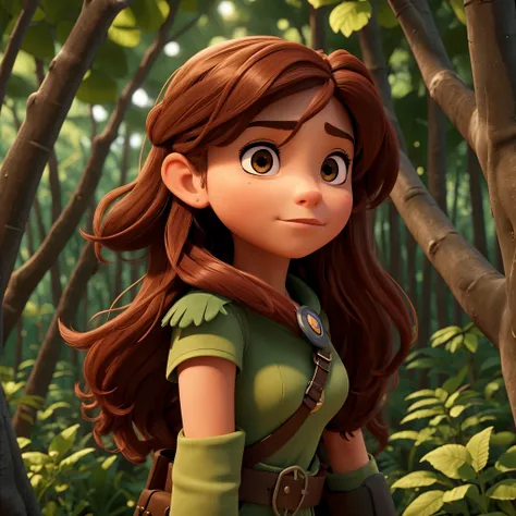 Mia: The Brave GuardianMia is the brave guardian, pronta para enfrentar desafios. How she shows courage when facing the darkness that threatens the forest?