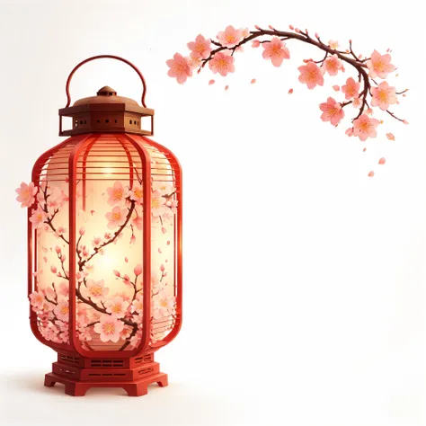 lantern,branch,bridge,cherry blossoms,daisy,falling petals,floral background,flower,flower (symbol),hanami,lily (flower),lily pad,lotus,no humans,orange flower,petals,pink flower,plum blossoms,simple background,spring (season),tree,vase,white background,wh...