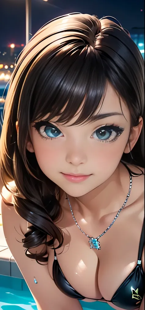 ((table top, highest quality, High resolution, nffsw, perfect pixel, written boundary depth, 4K, nffsw, nffsw))), 1 girl, single, alone, beautiful anime girl, beautiful art style, anime character, ((curl outward hair, bangs, brown hair)), ((green eyes:1.4,...