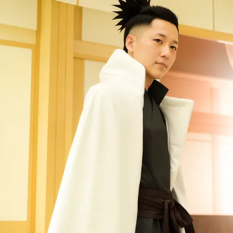 Shikamaru Nara, cosplay, white cloak, 