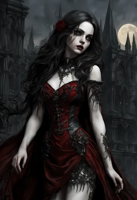 arafed, dark fantasy art, gothic art, (masterpiece:1.5), full body best details, highly detailed, best quality, highres, nerov2,...