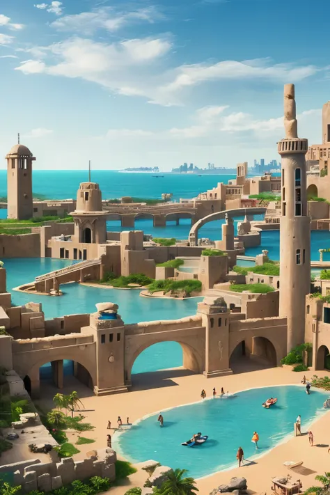 ((best quality)), ((masterpiece)), (detailed), 
city of Atlantis
