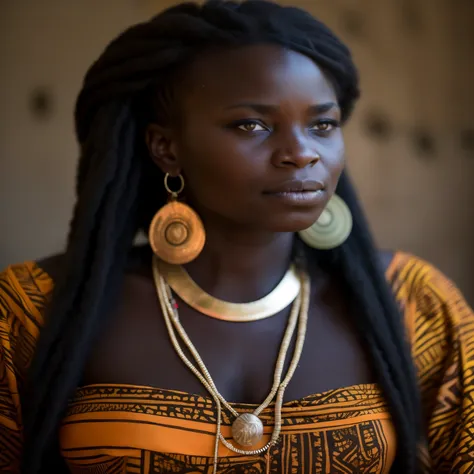 Femme sorcière africaine qui fait peur