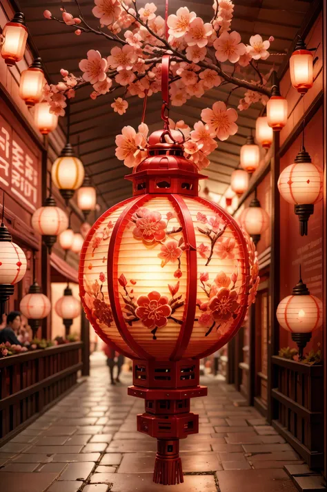 mechanical lanterns inspired by the lantern festival: a fusion of traditional design and futuristic technology. these lanterns a...