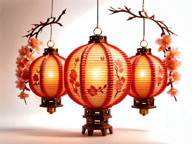 mechanical lanterns inspired by the lantern festival: a fusion of traditional design and futuristic technology. these lanterns a...