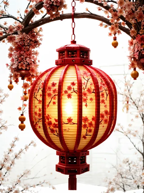 mechanical lanterns inspired by the lantern festival: a fusion of traditional design and futuristic technology. these lanterns a...