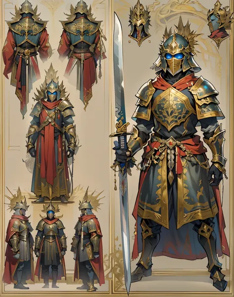 Lord Caius Marcellus, the Master of the Royal Guard and secret lover of Empress Seraphina. He is depicted as a noble and formidable figure, clad in the royal guards armor, which is both elegant and practical, reflecting his high status and the responsibili...