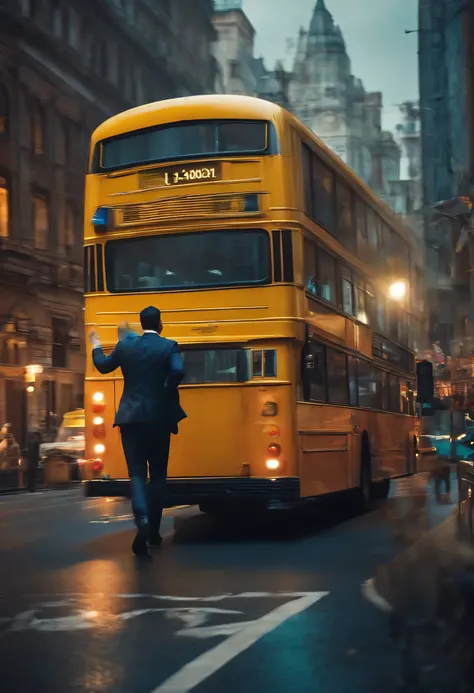 a 40-year-old lawyer being hit by the bus