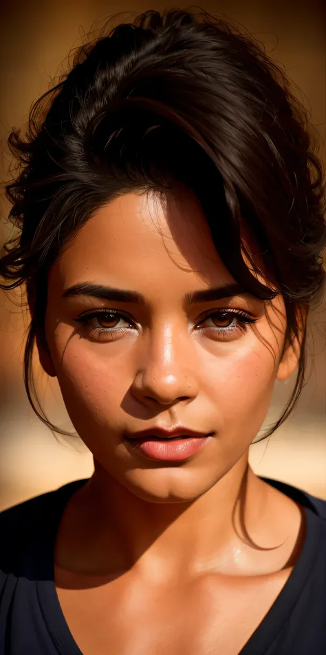 beautiful mature indian college girl, Nahaufnahme des Gesichts, Vorderansicht, Blick direkt in die Kamera, ((schlank, )), fotorealistisch, Foto, Meisterwerk, realistisch, Realismus, FotoRealismus, Hoher Kontrast, fotorealistisch digital art trending on Art...