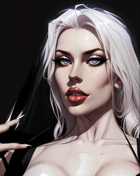 ((emmanorts)) as lady death, beautifully detailed eyes,beautiful detailed lips,long black hair,perfect skin,curvy figure,intense...