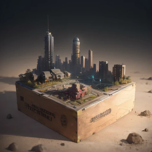 35528年Mars realistic model, (bifurcation, original photo, best quality, masterpiece:1.4),SteampunkCyberpunk6820 City,(CyberpunkMars light:1.3), Mars (related to land),(in a small nature box:1.3),Isometric, small nature, landscape on foundation,landscape,