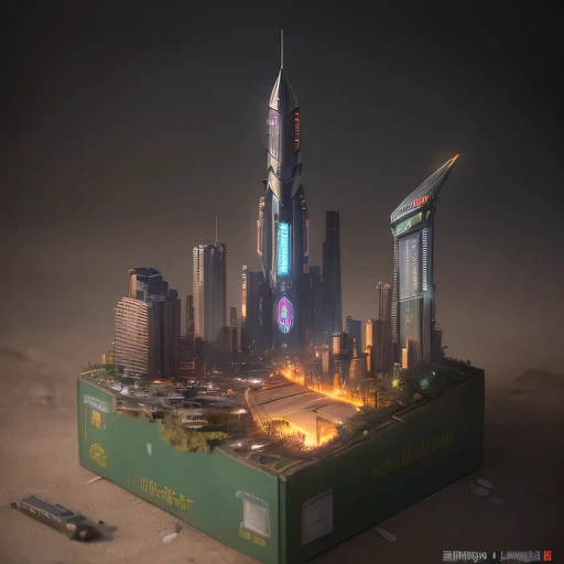 35528年Mars realistic model, (bifurcation, original photo, best quality, masterpiece:1.4),SteampunkCyberpunk6820 City,(CyberpunkMars light:1.3), Mars (related to land),(in a small nature box:1.3),Isometric, small nature, landscape on foundation,landscape,