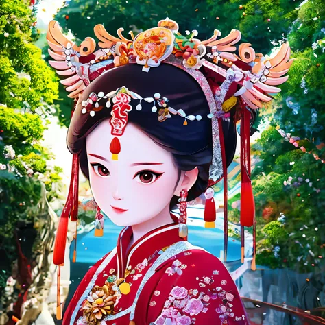 cantonese opera cartoon characters（（（masterpiece）））， （（best quality））， （（intricate details））（8k）