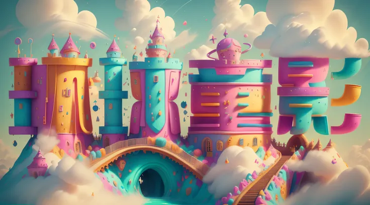 (F/2.4:1.2) (charming:1.3) (happiness:1.2) (rich and colorful:1.2) (Full of energy:1.2) (vivid:1.2) (a Funny crooked castle 🏰 made with donuts:1.3) (lollipop:1.2) (tilt:1.2) (Sweet) (masterpiece) (cartoony lighting) (Toon shading:1.2) (phone wallpaper) (Ul...