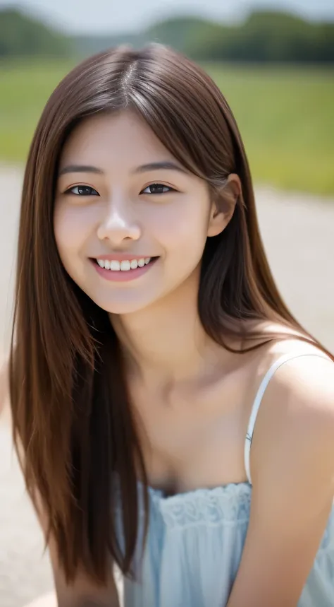 Japanese ),((beautiful girl)),An expression that imagines something pleasant:1.2,(perfect body beauty:1.2),((perfect body)),(shy smile),beautiful teeth,