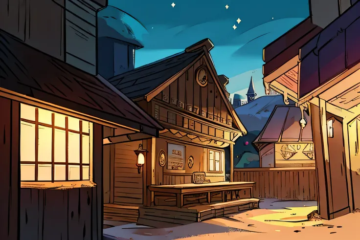masterpiece, best quality, no humans, outside victorian tavern, evening.