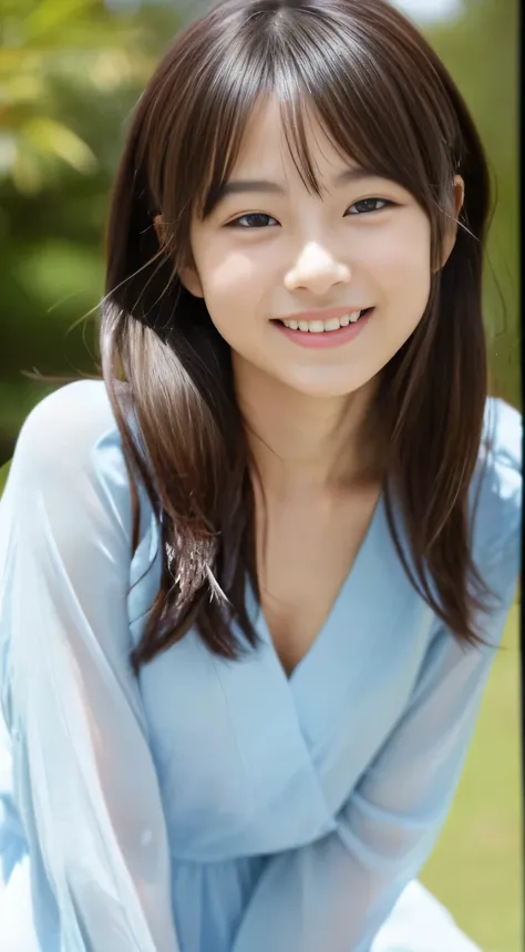 Japanese ),((beautiful girl)),An expression that imagines something pleasant:1.2,(perfect body beauty:1.2),((perfect body)),(shy smile),beautiful teeth,