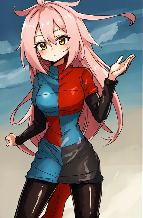 (((ultra-hd-quality-details, relaxed, ideal-cutesie))) emphasized-details:2, 1girl, solo, anime-character-"android-21", dangerou...