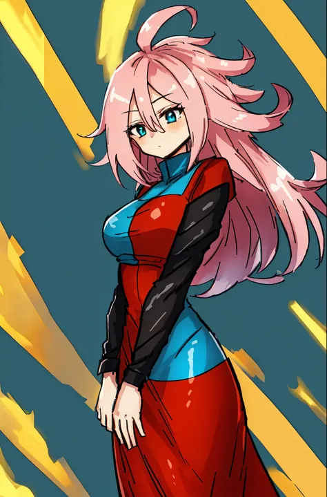 (((ultra-hd-quality-details, relaxed, ideal-cutesie))) emphasized-details:2, 1girl, solo, anime-character-"android-21", dangerou...