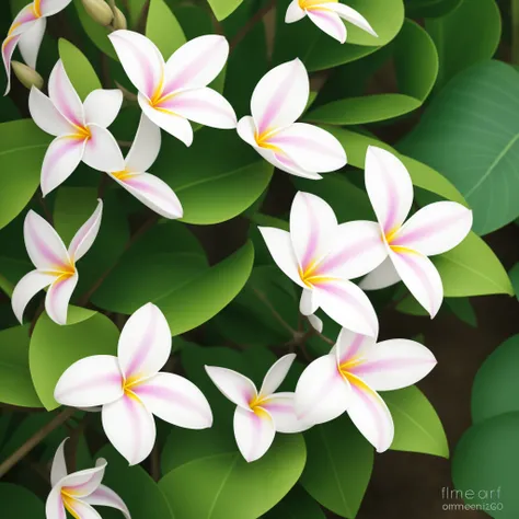 photograph - plumea by the beach by david gordon, blooming tropical flowers, plumeria, tropical flowers, beautiful tropical flowers, bloom and flowers in background, with yellow flowers around it, beautiful flower, incredibly beautiful, white flowers, 🌺 cg...