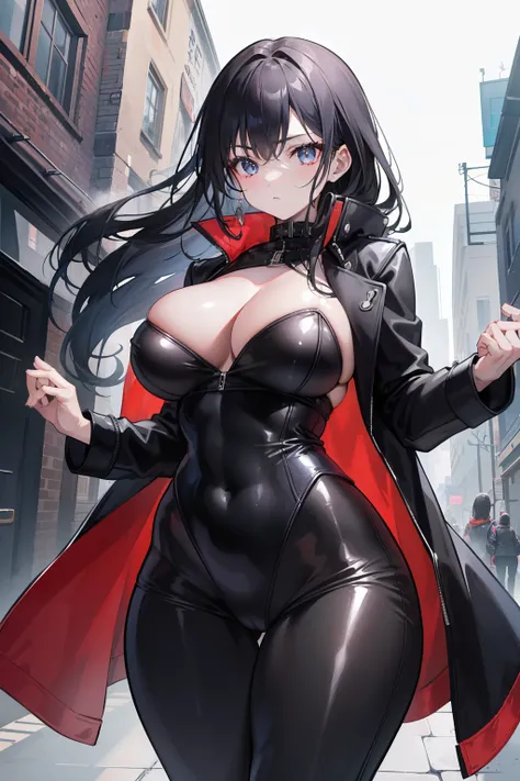 One girl, with a stunning body accentuated by the tight leather strings of her minuscule thong and the prominent roundness of her derrière, dons a dominatrix outfit concealed under a trenchcoat. Her confident strides draw stares from the crowd, as she saun...