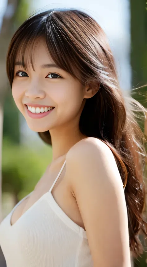 Japanese ),((beautiful girl)),An expression that imagines something pleasant:1.2,(perfect body beauty:1.2),((perfect body)),(shy smile),beautiful teeth,