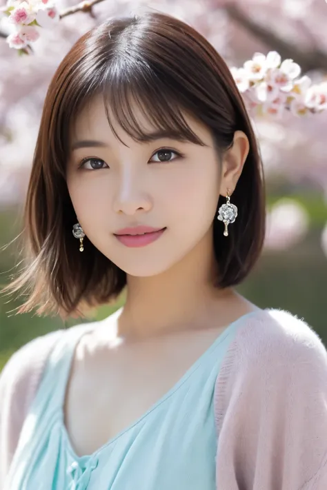 1 girl, (spring outfit in pastel colors:1.2), beautiful japanese actress, 
looks great in the photo, yukihime, long eyelashes, s...