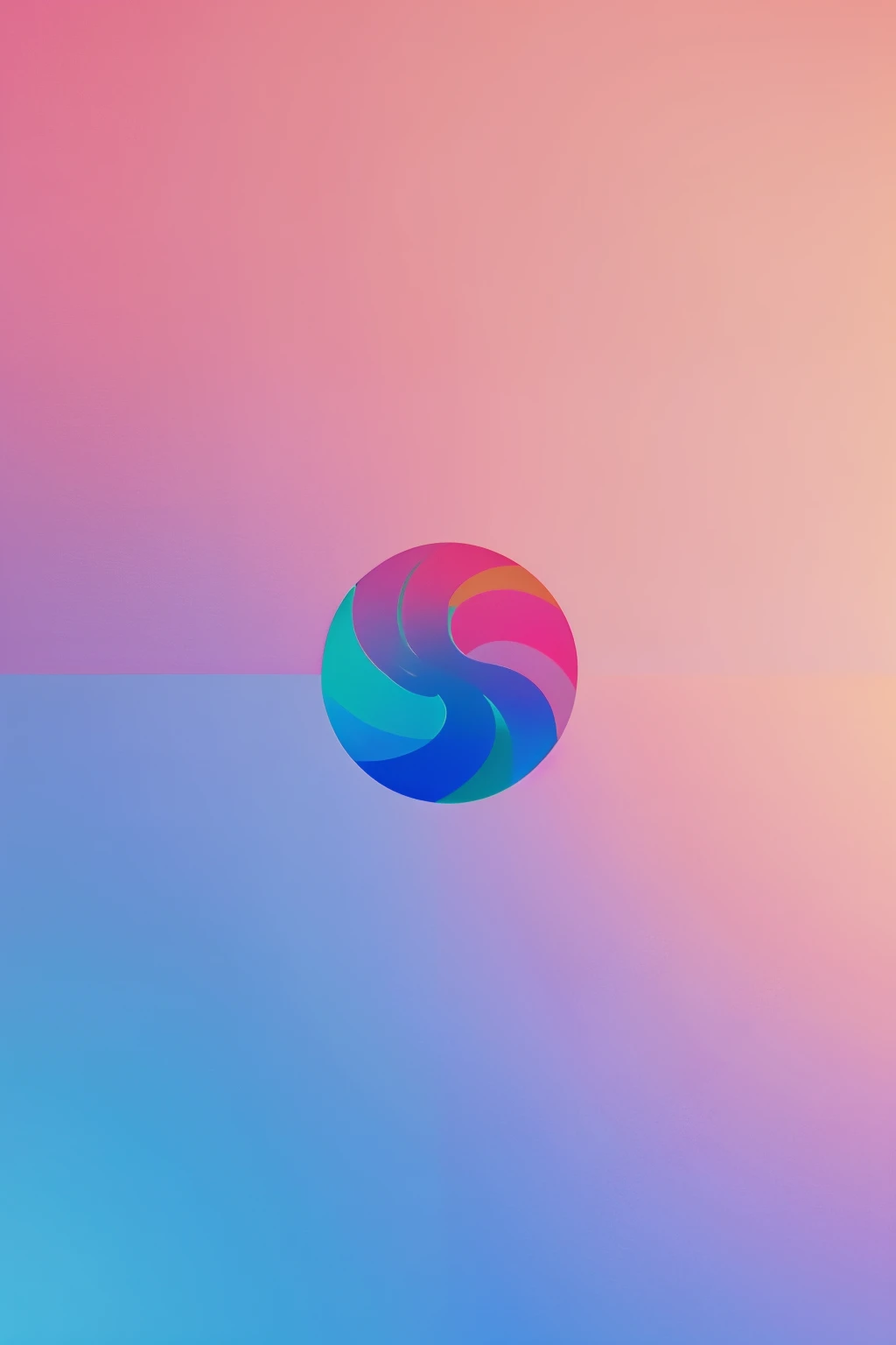 Gradient color logo, a gradient on 1 laptop and 1 dollar