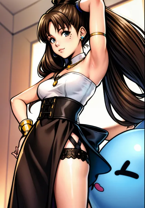 Ariana Grande, standing, brown hair, tetsuya Nomura, final fantasy